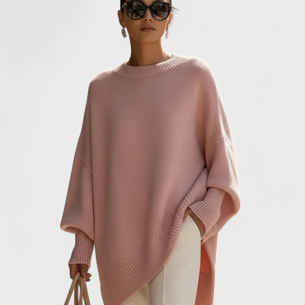 LIVIA – PONCHO OVERSIZE SENCILLO Y ELEGANTE