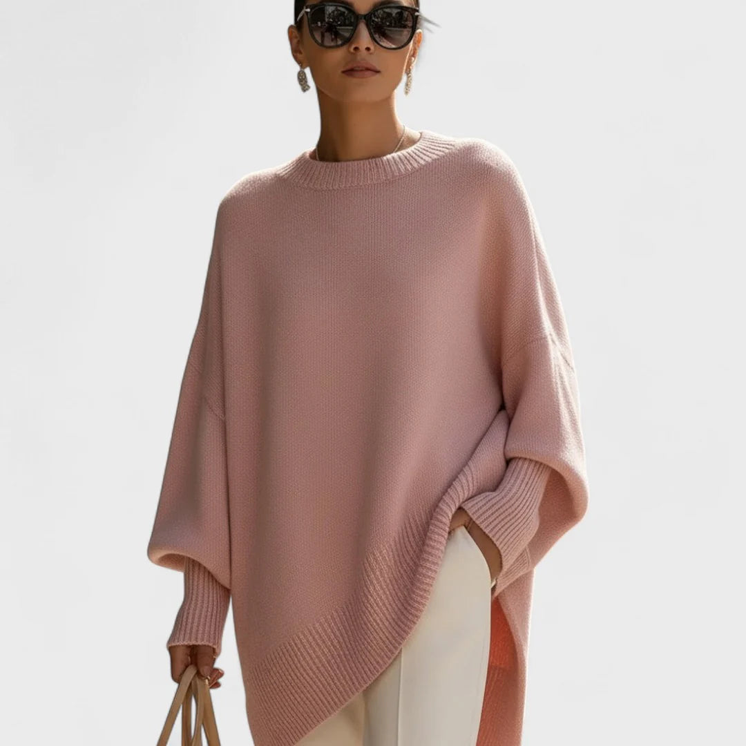 LIVIA – PONCHO OVERSIZE SENCILLO Y ELEGANTE