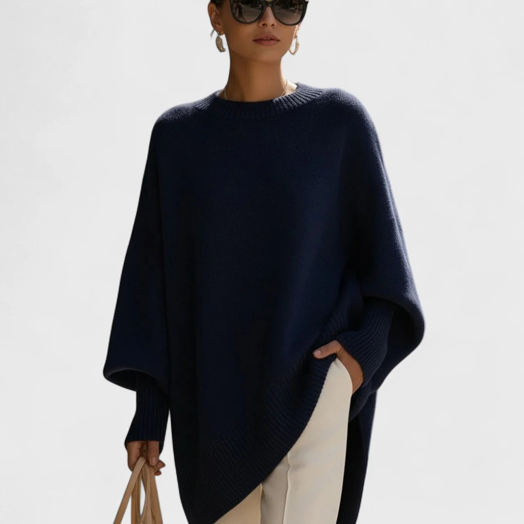 LIVIA – PONCHO OVERSIZE SENCILLO Y ELEGANTE