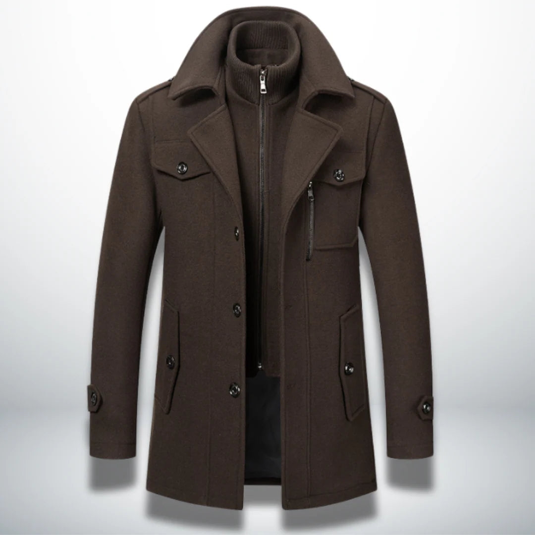 LEONARDO™ | ABRIGO LIMPIO Y ELEGANTE PARA HOMBRE