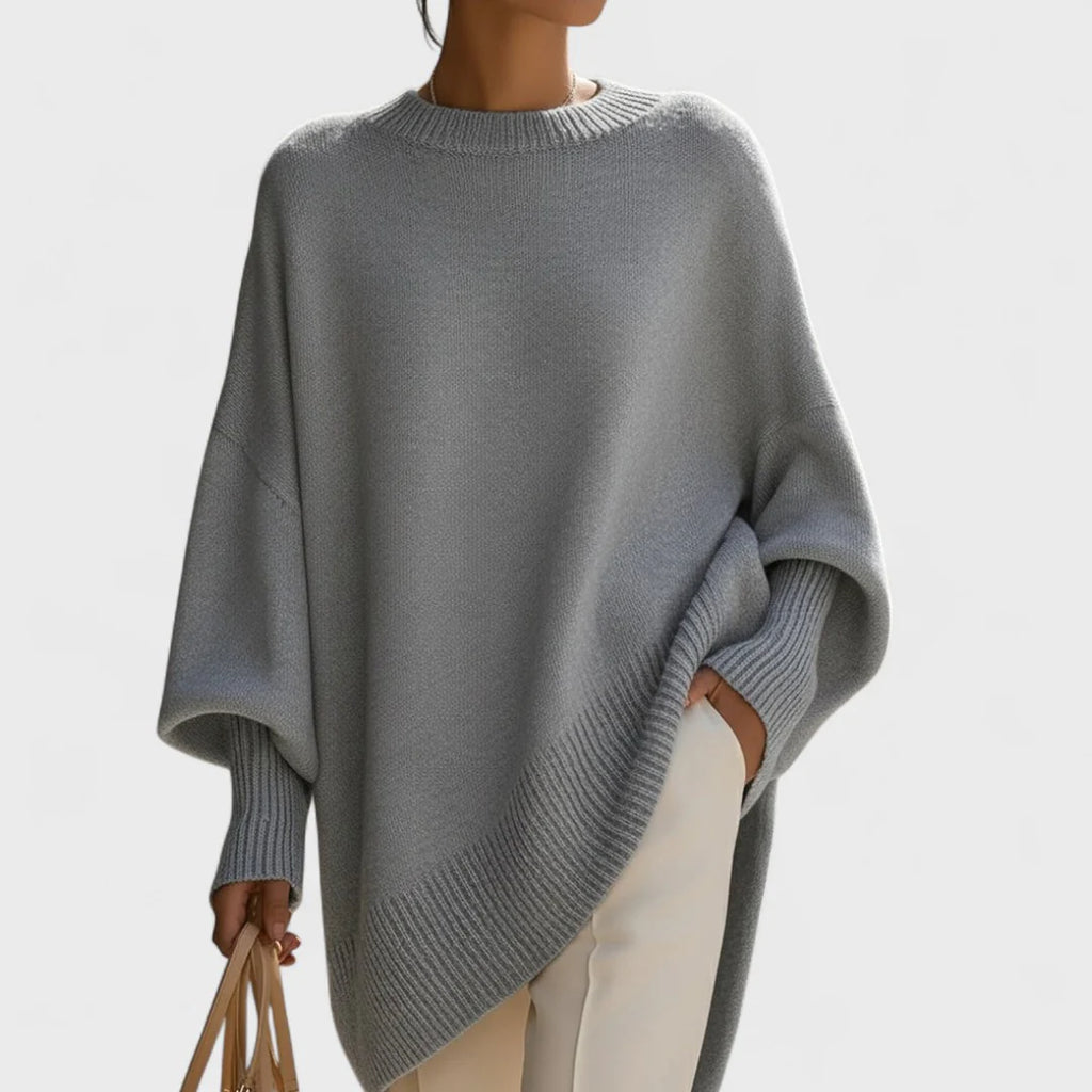 LIVIA – PONCHO OVERSIZE SENCILLO Y ELEGANTE