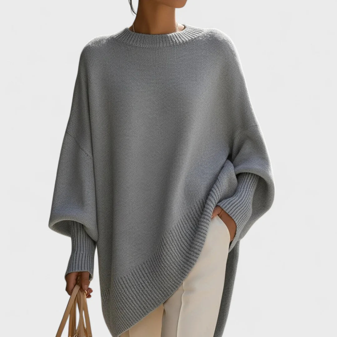 LIVIA – PONCHO OVERSIZE SENCILLO Y ELEGANTE