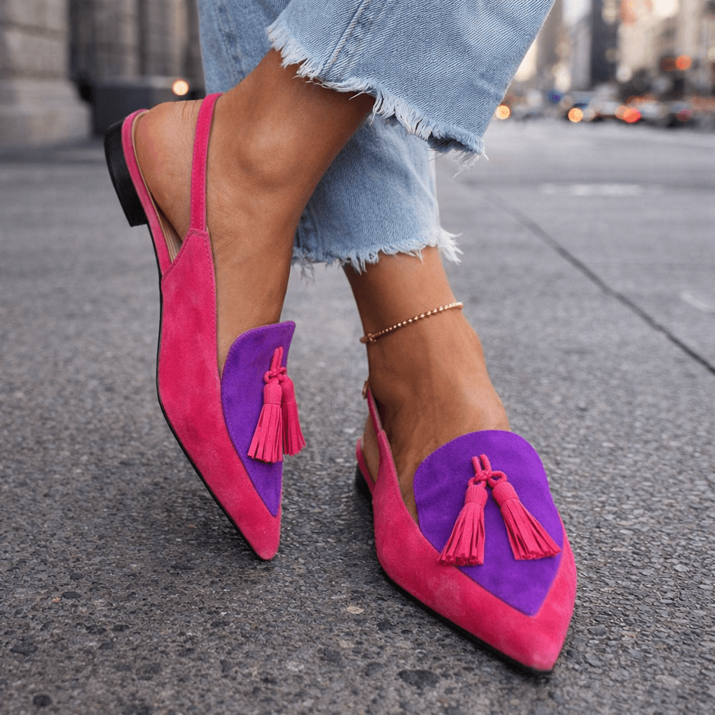 Lorena | Sandalias con Tiras y Borlas