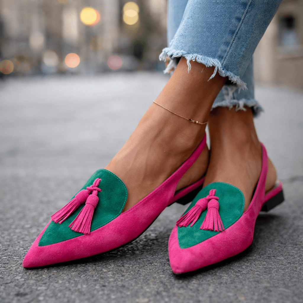 Lorena | Sandalias con Tiras y Borlas