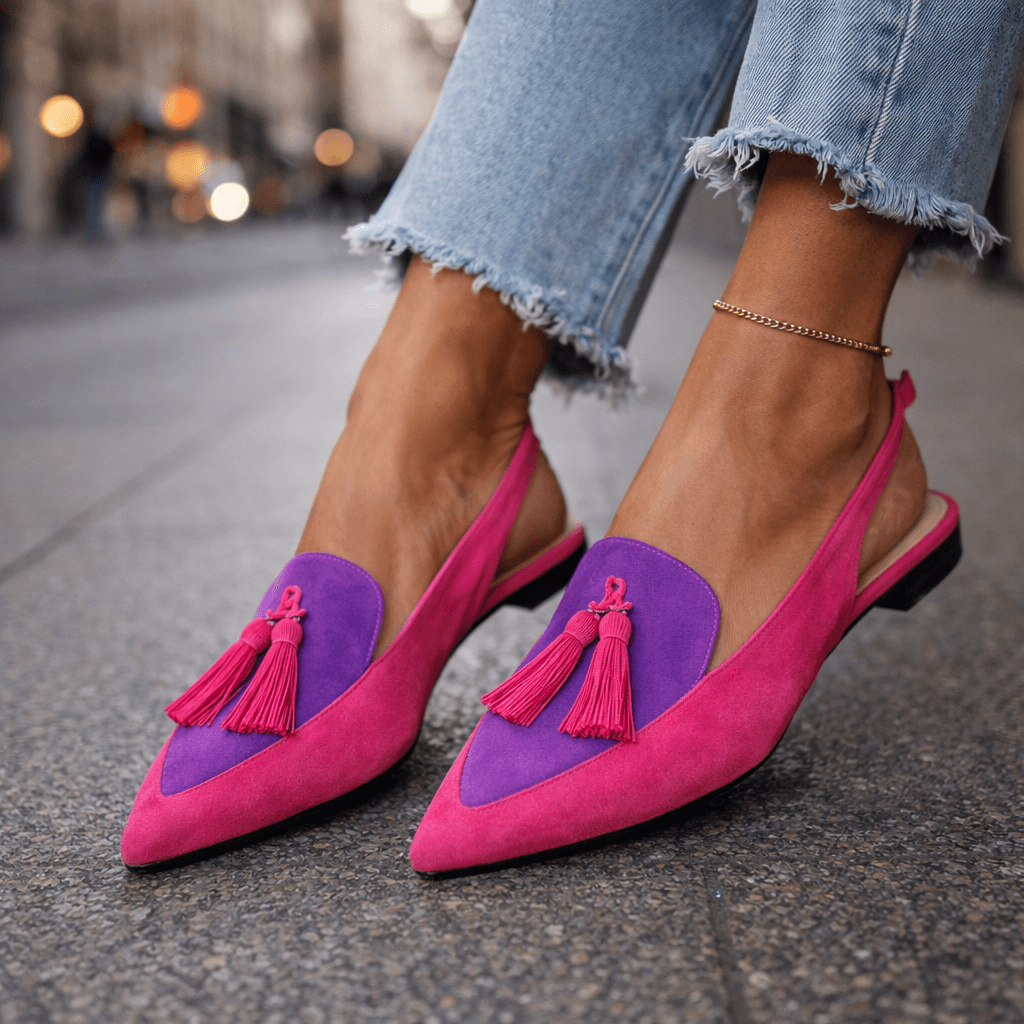Lorena | Sandalias con Tiras y Borlas