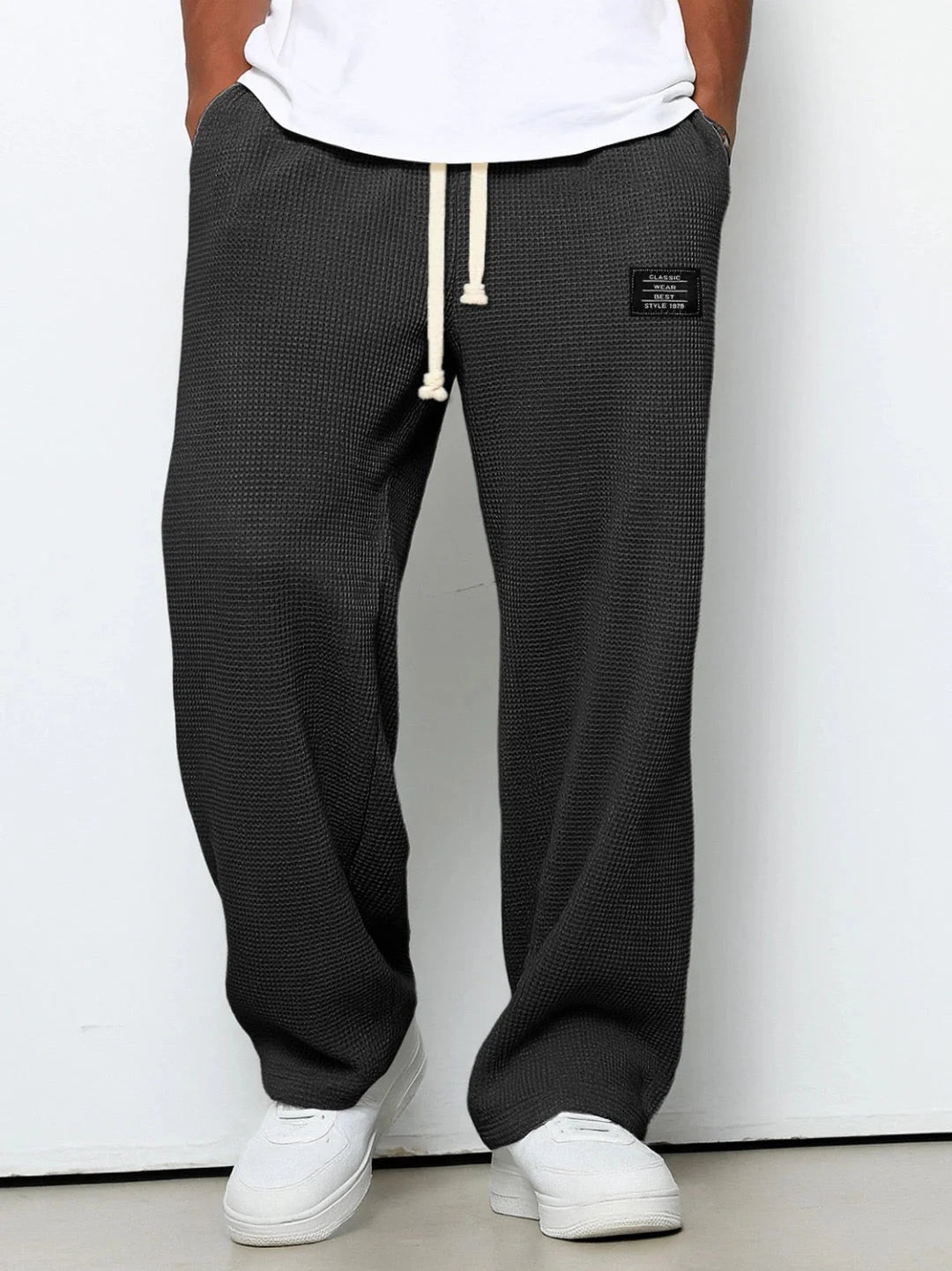 GERALD | PANTALONES ANCHOS CON CINTURA AJUSTABLE