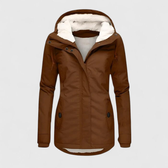 VALENTINA™ | CHAQUETA DE INVIERNO IMPERMEABLE CON CAPUCHA