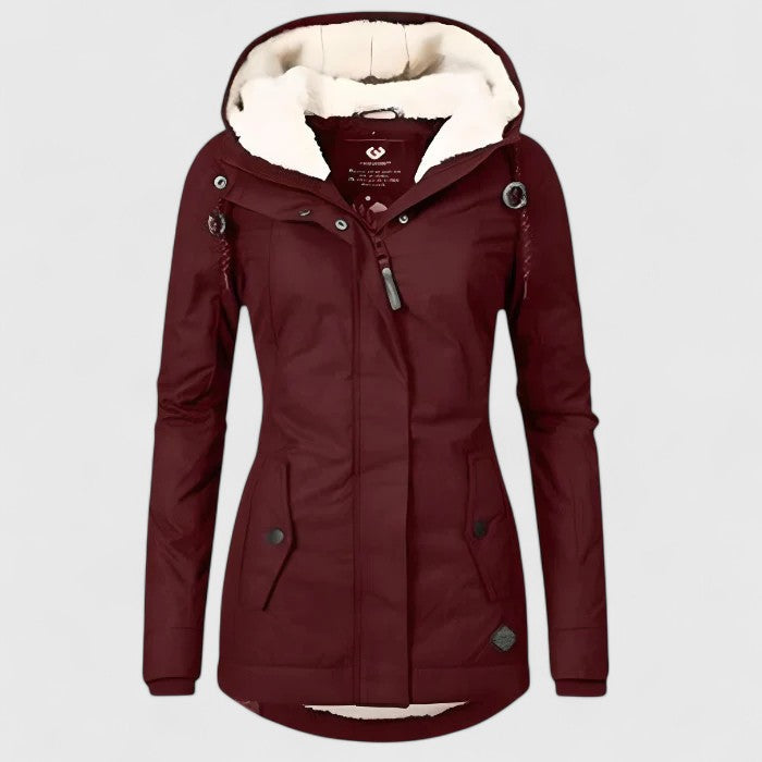VALENTINA™ | CHAQUETA DE INVIERNO IMPERMEABLE CON CAPUCHA