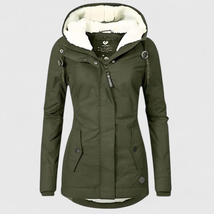 VALENTINA™ | CHAQUETA DE INVIERNO IMPERMEABLE CON CAPUCHA