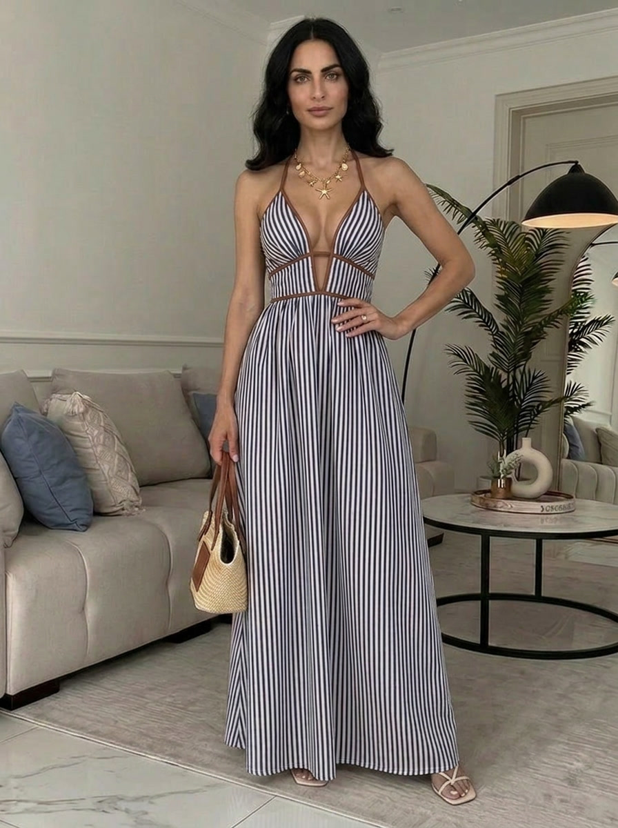 Lía | Vestido largo con caída fluida
