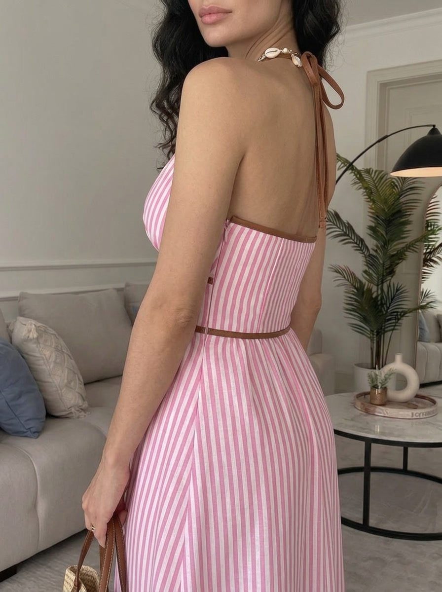 Lía | Vestido largo con caída fluida