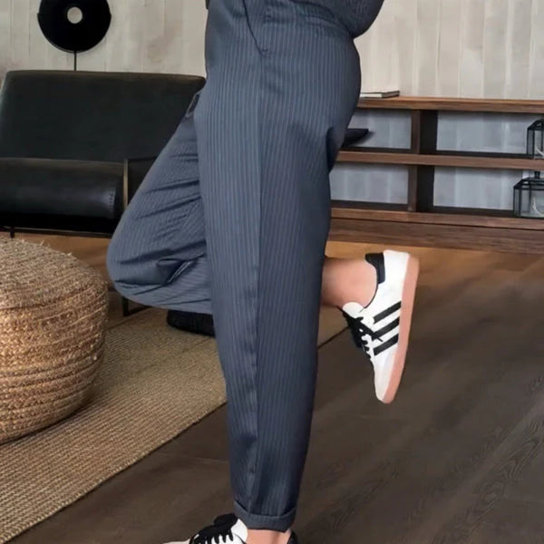 MATHILDA | PANTALONES DE RAYAS ELEGANTES Y QUE REALZAN LA FIGURA